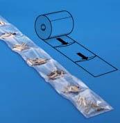 Sachet plastique pré-ouvert en rouleau 50 microns